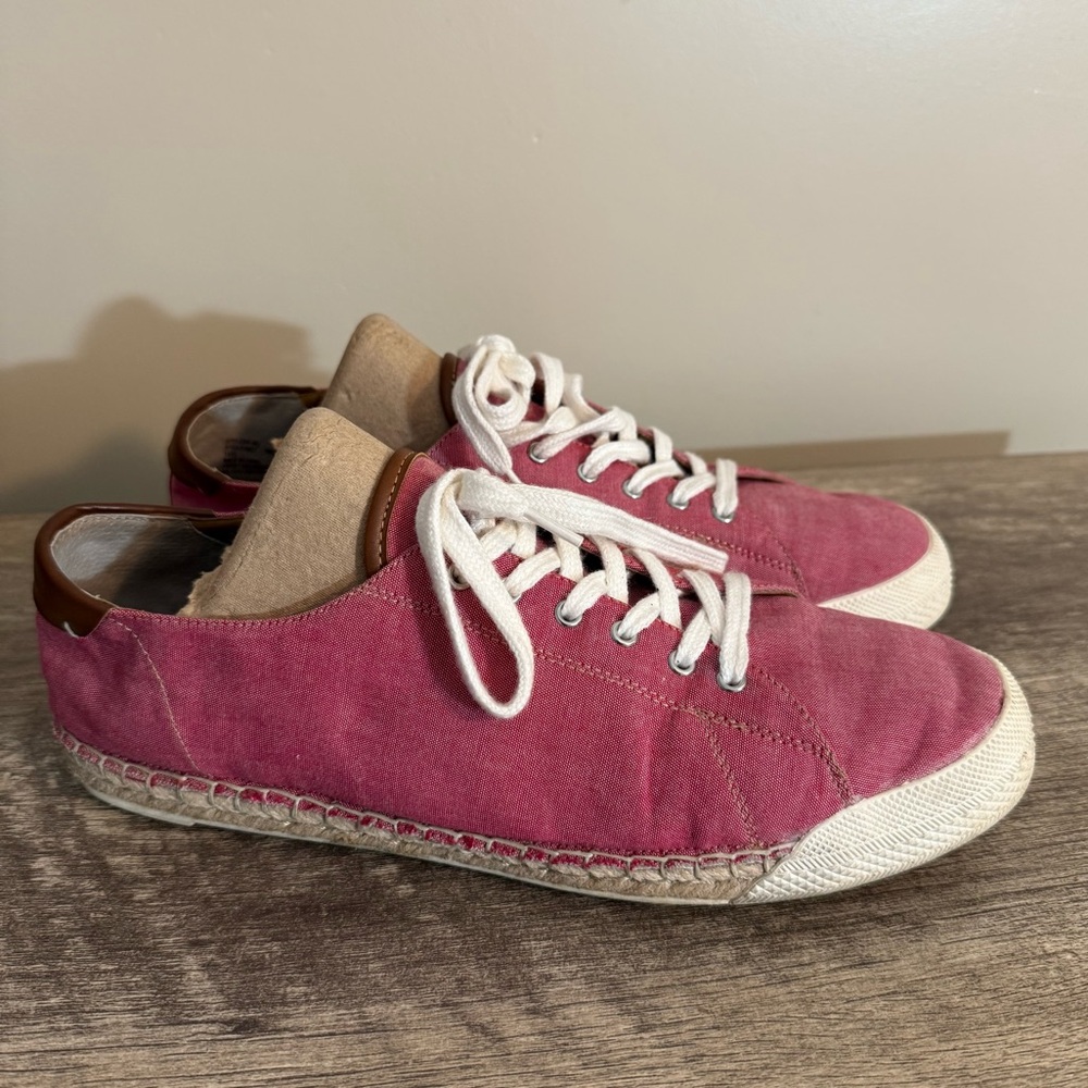 Bass Sandy Espadrille Canvas Shoes Women’s Size 10 Lace Up Casual Boating Coast